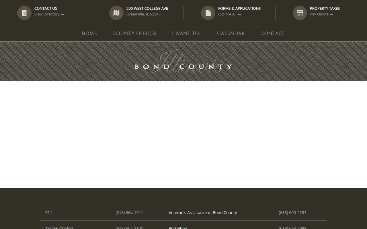 Bond County court records after arrest Circuit Clerk search and contact source